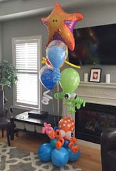 Happy Birthday balloon bouquet