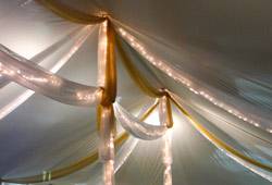 Tent ceiling decor