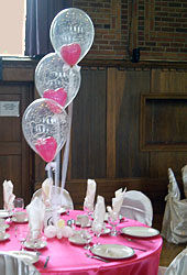 stuffed balloon centrepiece