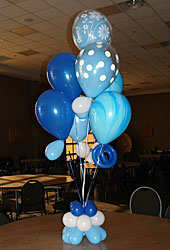 balloon bouquet centrepiece