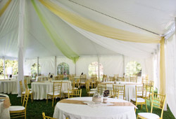 Organza ceiling