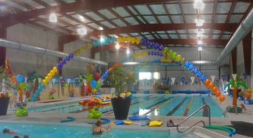 swimming pool arches