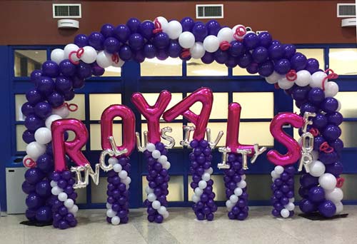 high school celebration arch