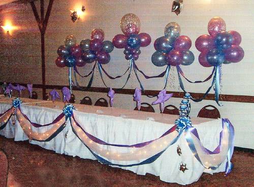 Balloon cloud backdrop