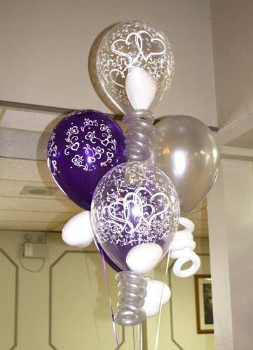 Hearts balloon bouquet