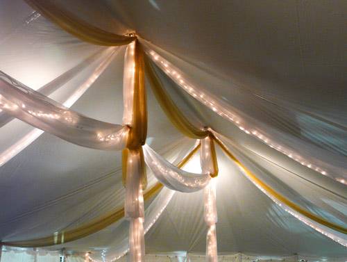 Tent ceiling decor