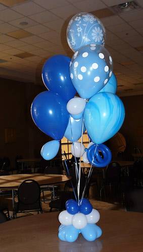 balloon bouquet centrepiece