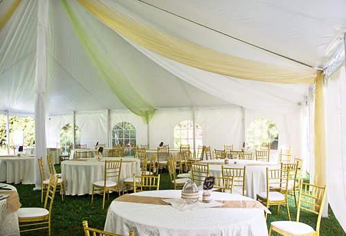 Organza ceiling